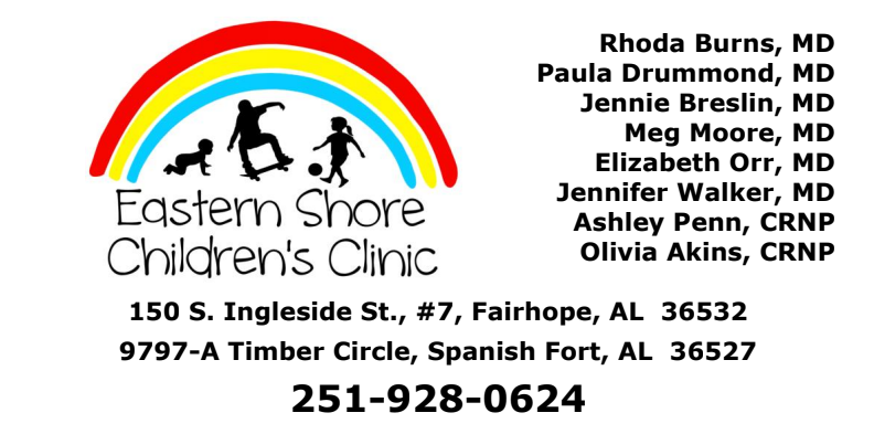 Thank you, Eastern Shore Children's Clinic!